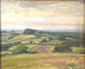A Devon Vista by Frank Wright Bourdillon