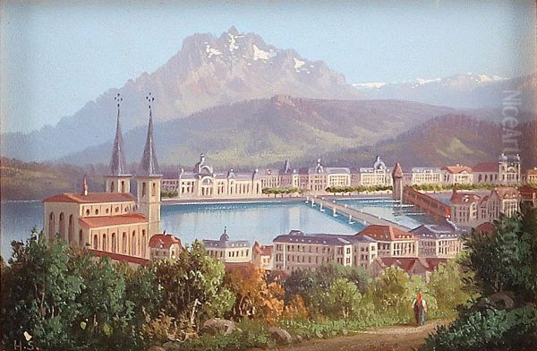 Luzern Mit Pilatus - view 1