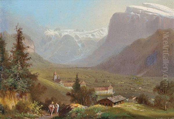 Blick Auf Engelberg In Der Schweiz, Gemaldegalerie - view 1