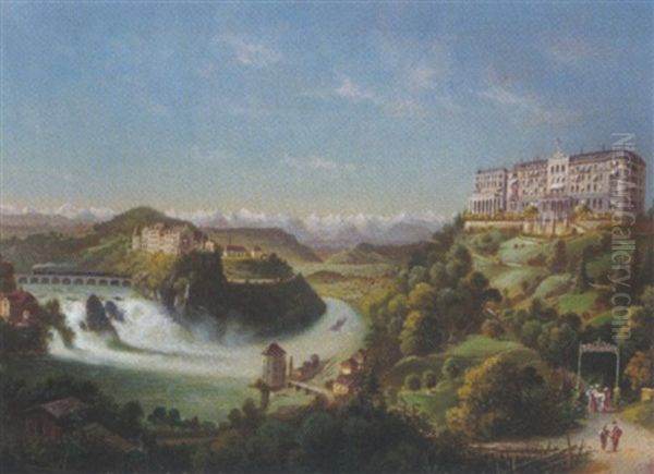 Blick Auf Den Rheinfall - view 1
