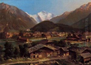 Blick Auf Die Jungfrau Von Interlaken Und Dem Untersee Aus Blick Auf Die Jungfrau Von Interlaken Und Dem Untersee Aus