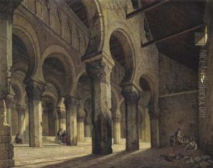 Innenraum Der Kathedrale Santa La Blanca, Toledo by Hubert Sattler