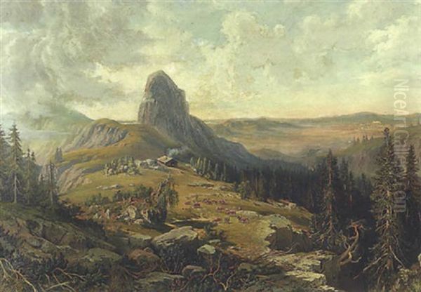 Blick Auf Den Nockstein, Im Hintergrund Salzburg - view 1