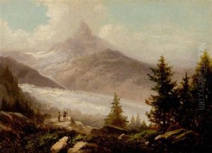 Mont Cervin, Matterhorn Mit Gorner Gletscher by Hubert Sattler