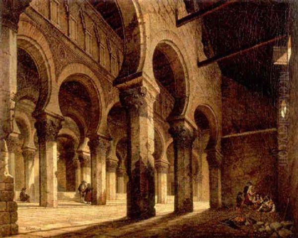Interior Of Santa La Blanca, Toledo - view 1