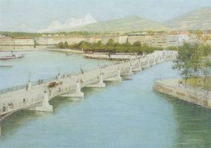 Blick Auf Genf by Hubert Sattler