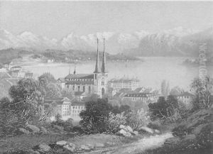 Ansicht Von Lausanne