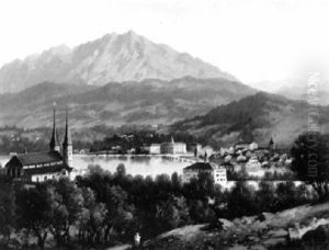 Blick Auf Luzern Und Pilatus