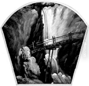 La Chute De Reichenbach by Hubert Sattler