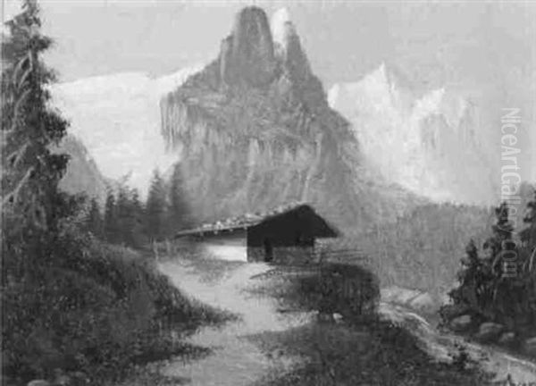 Wellhorn Und Wetterhorn Mit Rosenlani Gletscher - view 1