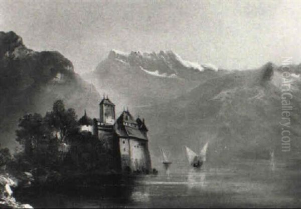 Schlos Chillon Am Genfersee - view 1