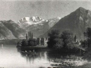 Blick Auf Einen Schweizer See by Hubert Sattler