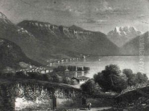 Blick Auf Montreux by Hubert Sattler