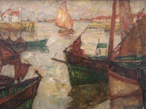 Vue De Port by Julien Bourdon