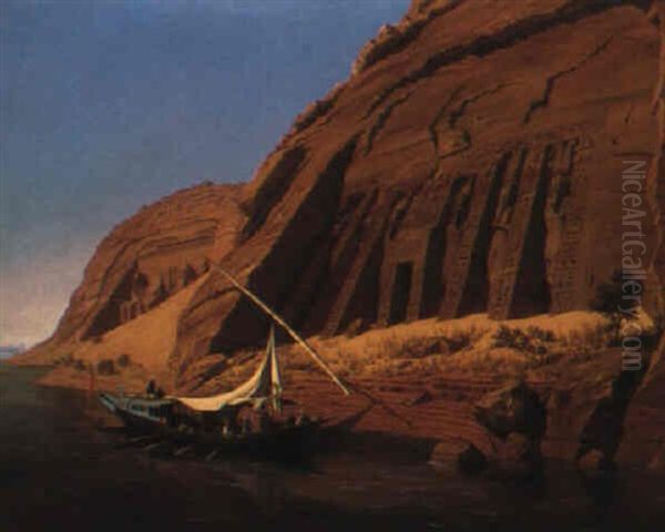 British Ship On The Nile By The Abou-simbel Monument, Egypt - view 1