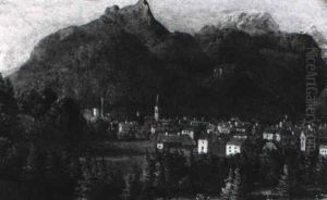 Panoramablick (untersberg?) by Hubert Sattler