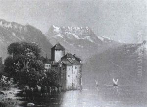 Blick Auf Schlos Chillon
