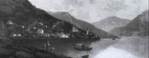 Blick Auf Hallstatt by Hubert Sattler
