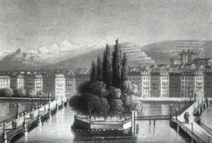 Blick Auf Genf by Hubert Sattler