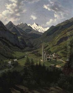 Heiligenblut Mit Blick Auf Die Pasterze by Hubert Sattler