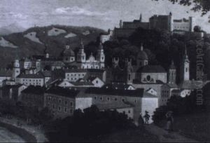 Blick Auf Salzburg Vom Monchsberg Aus Gesehen Blick Auf Salzburg Vom Monchsberg Aus Gesehen
