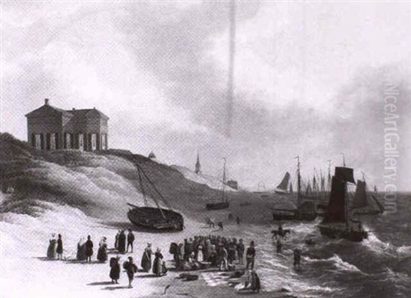 Hollandische Kustenlandschaft Bei Scheveningen - view 1