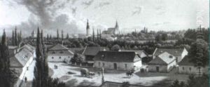 Blick Auf Budweis by Hubert Sattler