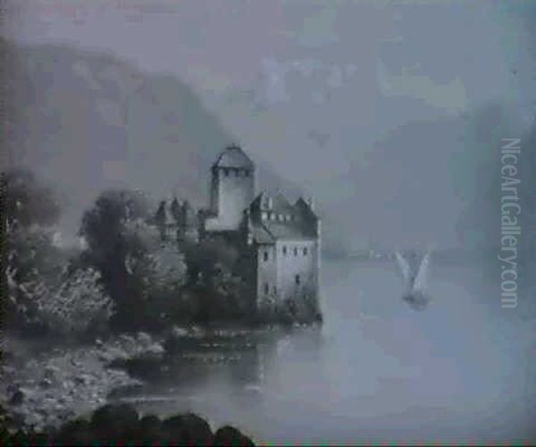 Genfersee Mit Schloss Chillon - view 1