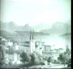 Blick Auf Luzern. by Hubert Sattler