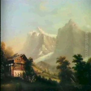 Ein Paar Landschaften Im Berner Oberland by Hubert Sattler