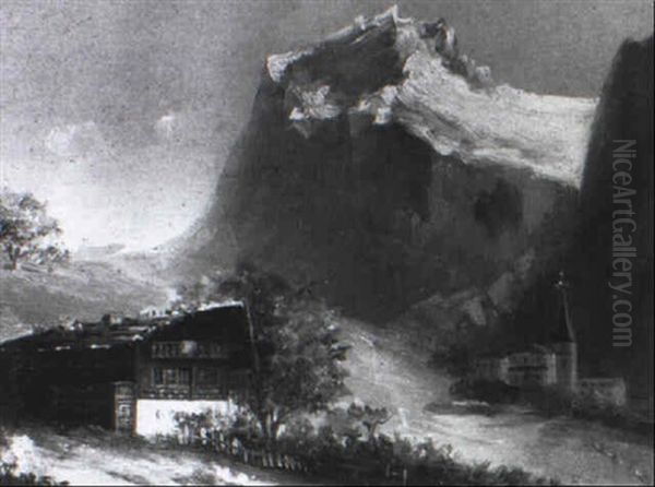 Blick Auf Das Wetterhorn - view 1