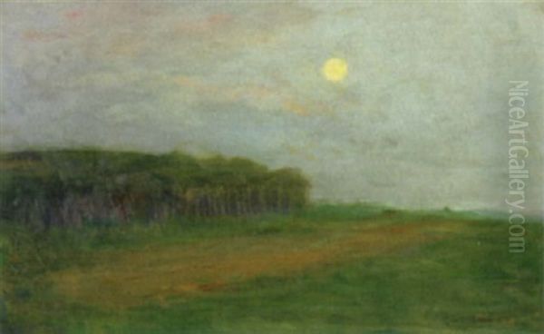 Abendstimmung Mit Vollmond - view 1