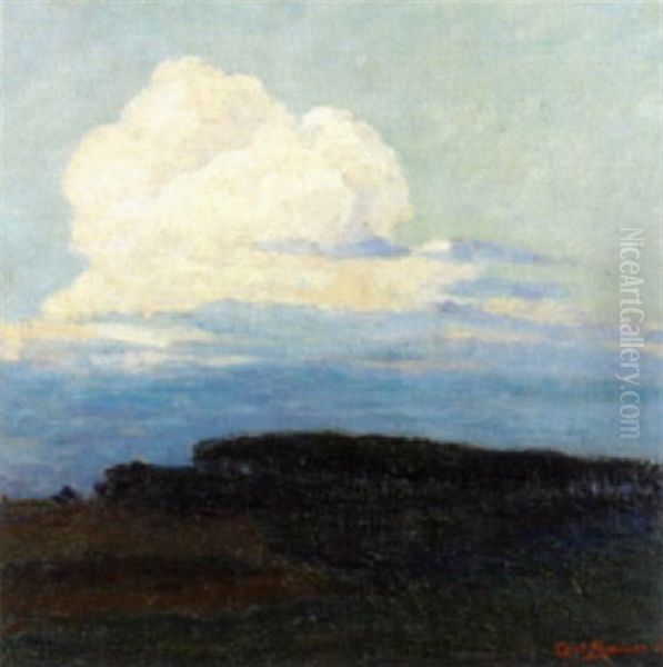 Wolke Uber Landschaft - view 1