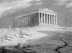 Parthenon In Athen by Kurt Sauer