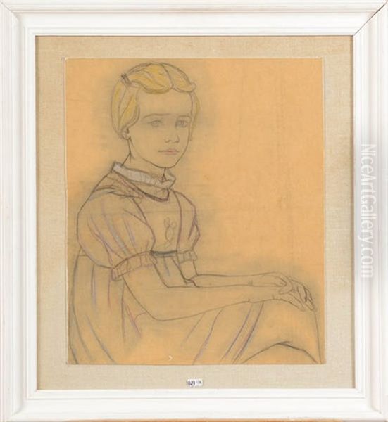 Jeune Fille Aux Mains Croisees - view 1
