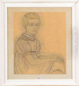 Jeune Fille Aux Mains Croisees
