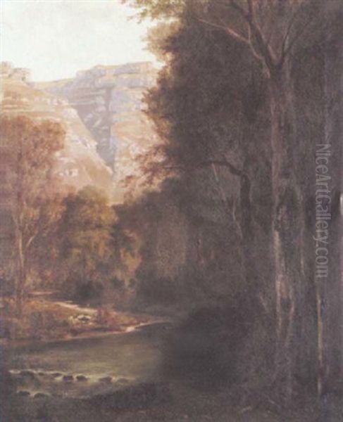 Mountain And River Landscape - view 1