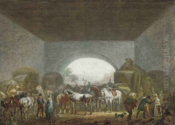 Travellers In A Coaching Inn - view 1