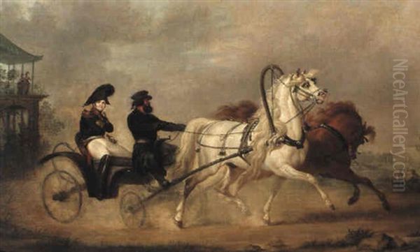 Emperor Alexander I And His Coachman Ilya In A Drozhki - view 1