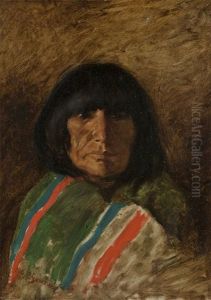 Indian Portrait by Frank Paul Sauerwein