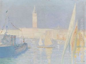 Ansicht Von Venedig by George Sauter
