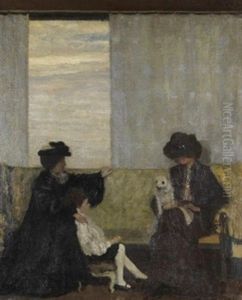 Interieur Mit Fenster by George Sauter