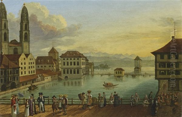 Ansicht Der Stadt Zurich - view 1