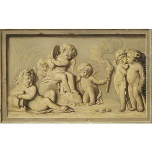 Cherubic Allegories (pair)