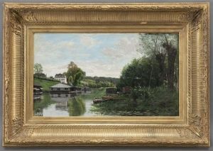 Riverside Scene Riverside Scene