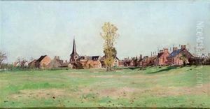 Le Village by Adrien Jacques Sauzay
