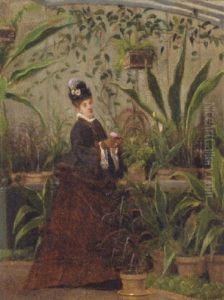 The Tropical Plant House by Adrien Jacques Sauzay