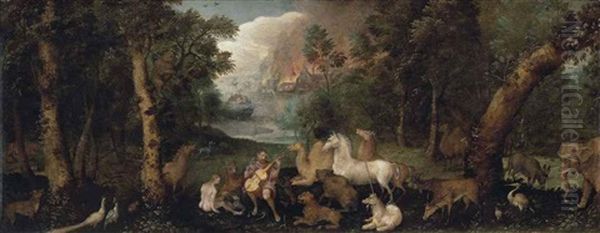 Orpheus Charming The Animals - view 1