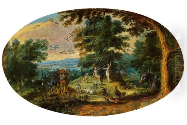 Paradieslandschaft Mit Sundenfall - view 1