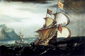 La Chasse A La Baleine by Hans Savery the Younger